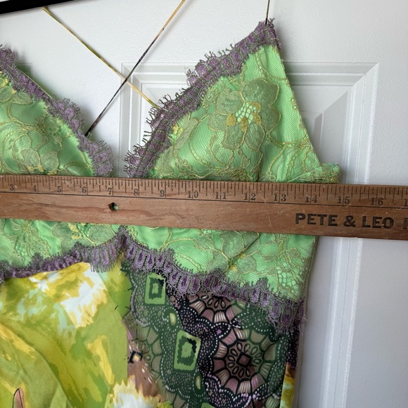 NWT Mary L Couture Maxi Dress Womens 6 Floral Silk Y2K Babydoll Mermaid Prom - Picture 14 of 16